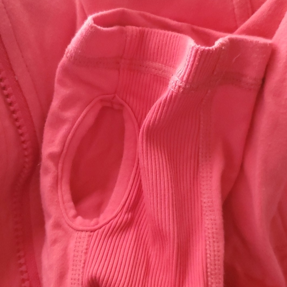 Lululemon Pink and long sleeve sheer top - Picture 3 of 6